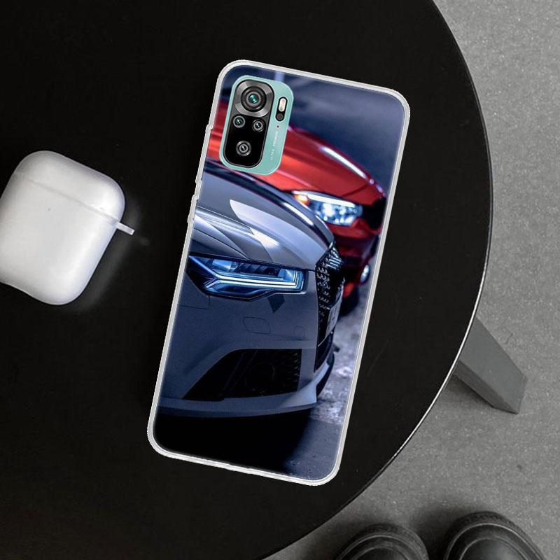 Суперкар Для A-Audis R-S Sport Чехол для телефона для Xiaomi Redmi Note 15 14 13 12 11 Pro Plus 14S 12S 11S 11T 11E 10S 10 На заказ