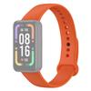 For Xiaomi Redmi Smart Band Pro Solid Color Soft Silicone Watch Band Adjustable Wrist Strap
