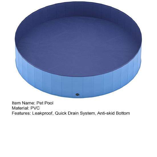 Складной бассейн для собак, складной, герметичный, с противоскользящим дном, детский бассейн с песком, для использования в помещении и на открытом воздухе, детский бассейн