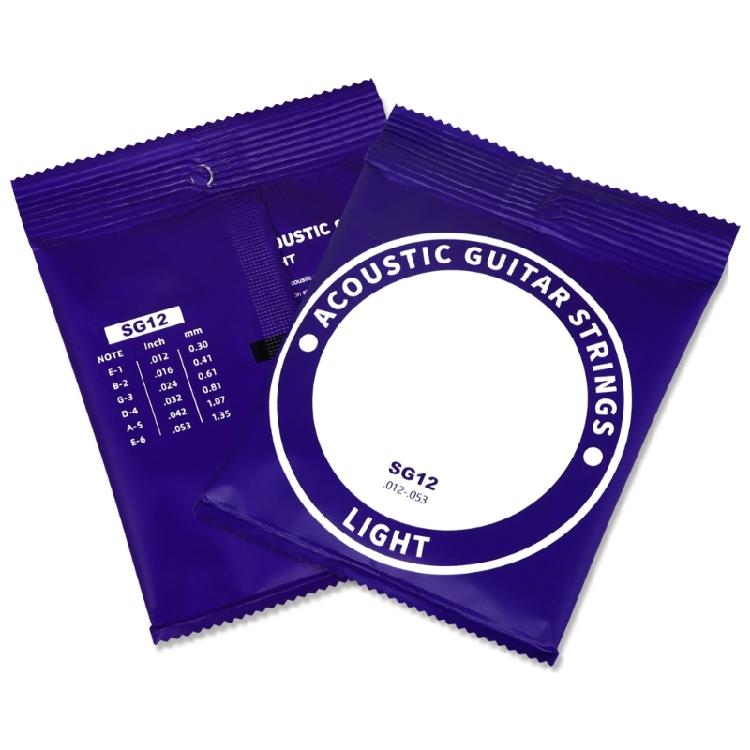 6Pcs Folk Guitar Steel Core Strings Classical Strings Perfect Intonation