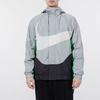 Nike Спортивная одежда Swoosh Color-Block Тканая куртка с капюшоном Мужская верхняя одежда Серый DD5968-077
