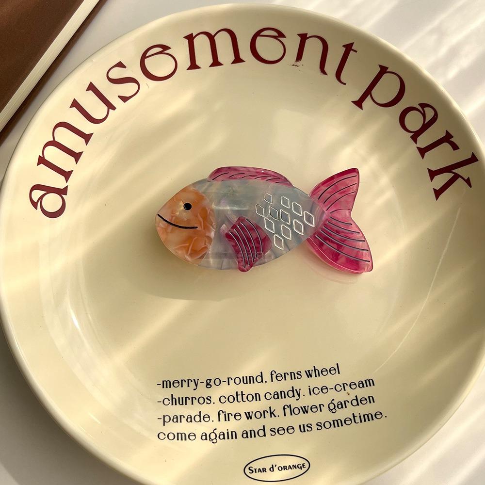 Cute Fish Collection Hair Clips Colorful Hair Accessories Trendy Hair Claw  for Women