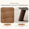 Soft Upholstered Seat Ottoman Compact Design Soft Pack Stool Shoe Changing Stool  Living Room