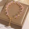Fashion Colorful Artificial Crystal Bracelet Shiny Beaded Bracelets For Women Party Jewelry