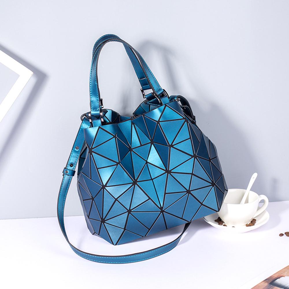 Креативные геометрические сумки с бриллиантами, женская модная светящаяся портативная сумка через плечо