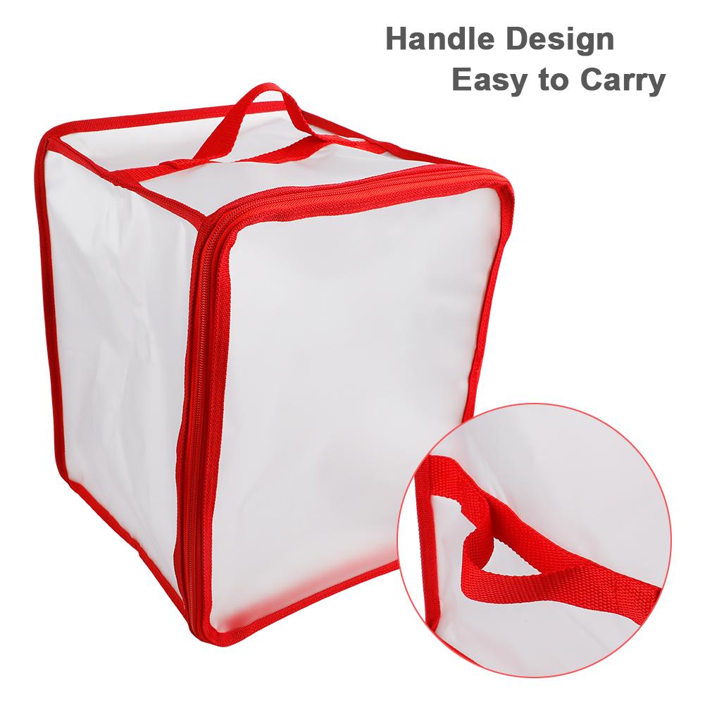 Transparent Christmas Storage Bag Convenient Collapsible Empty Storage Box for Christmas Light