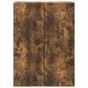 Wall Mounted Cabinet Smoked Oak Finish 66 x 34.5 x 90 cm Engineered Wood