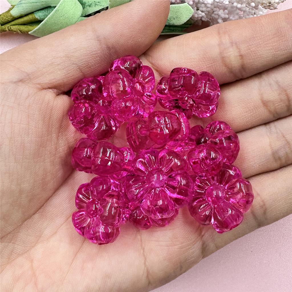 10 шт. 19,3 мм модные акриловые прозрачные кристаллы сливы свободные бусины для изготовления ювелирных изделий DIY ювелирные аксессуары