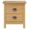 Maison Exclusive - Tables de chevet Hill 2 pcs 46x35x49,5 cm Bois de pin solide