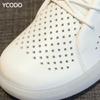 2023 Весна/Лето, перфорированная дышащая женская обувь из натуральной кожи
