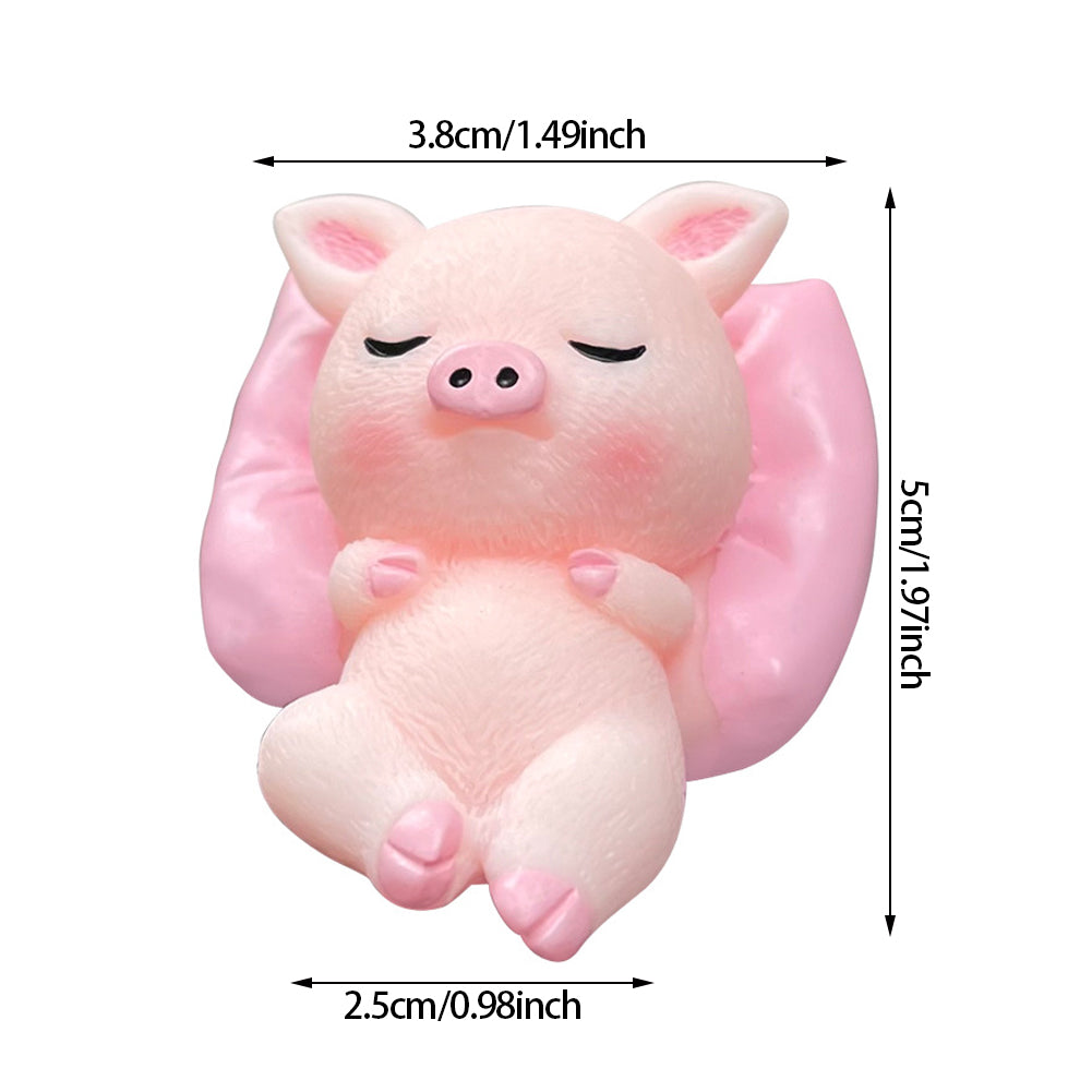 Милые животные украшения для автомобиля аниме панда свинья кролик украшения приборная панель центральная консоль украшения кукла аксессуары для интерьера