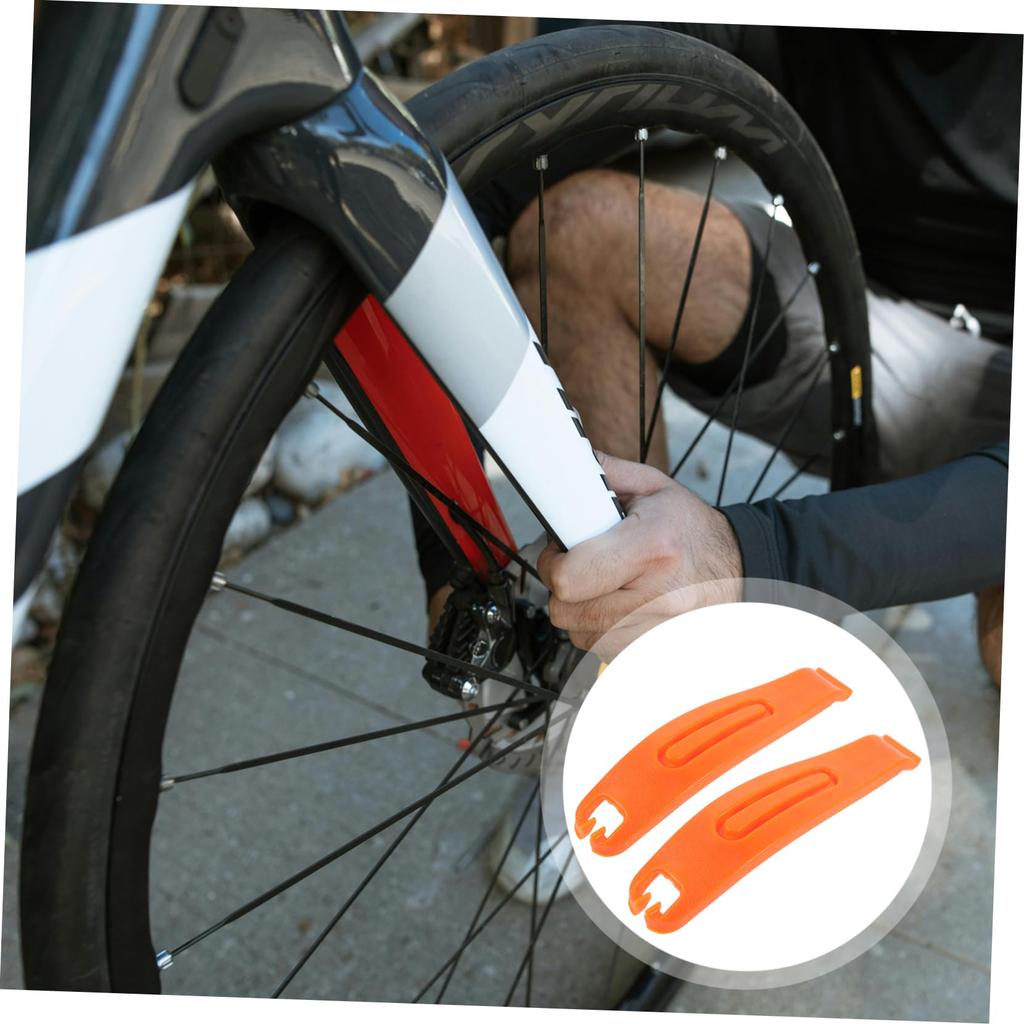 JOINPAYA Нейлоновая велосипедная монтажка Многофункциональный тип Крепления для электровелосипеда Инструмент для ремонта шин 2 шт.