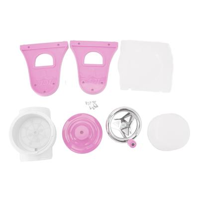 Ручная машина для приготовления льда с лезвиями из нержавеющей стали, безопасная портативная машина для приготовления льда для домашних ресторанов