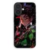Phone Case - MANIACASE - iPhone 17 - Silicone TPU - Black - Demon Slayer Tanjiro Kamado
