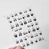 1pcs 5D Penguin Nail Stickers Cartoon Animals Self Adhesive Nail Art Decorations Sticker Manicure Decals DIY Accessories