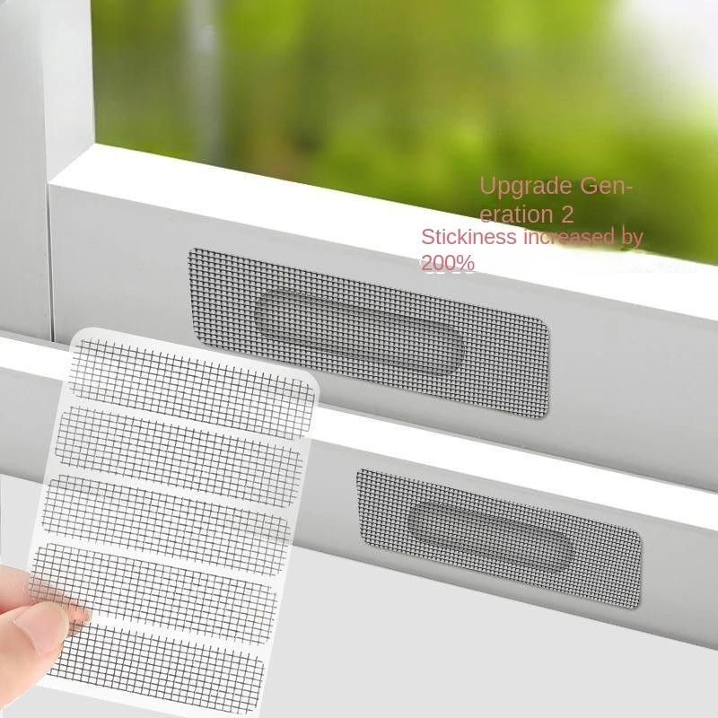 10/50/100 шт. Заплатка для экрана на дверь, выхлопная решетка, сливное отверстие, антимоскитная сетка, невидимая ремонтная паста