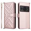 Multifunctional 6-Card Slots Leather Phone Case with Wrist Strap