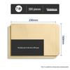 200 шт. Extra Thick 120 г крафт-конвертов для счетов-фактур НДС и писем