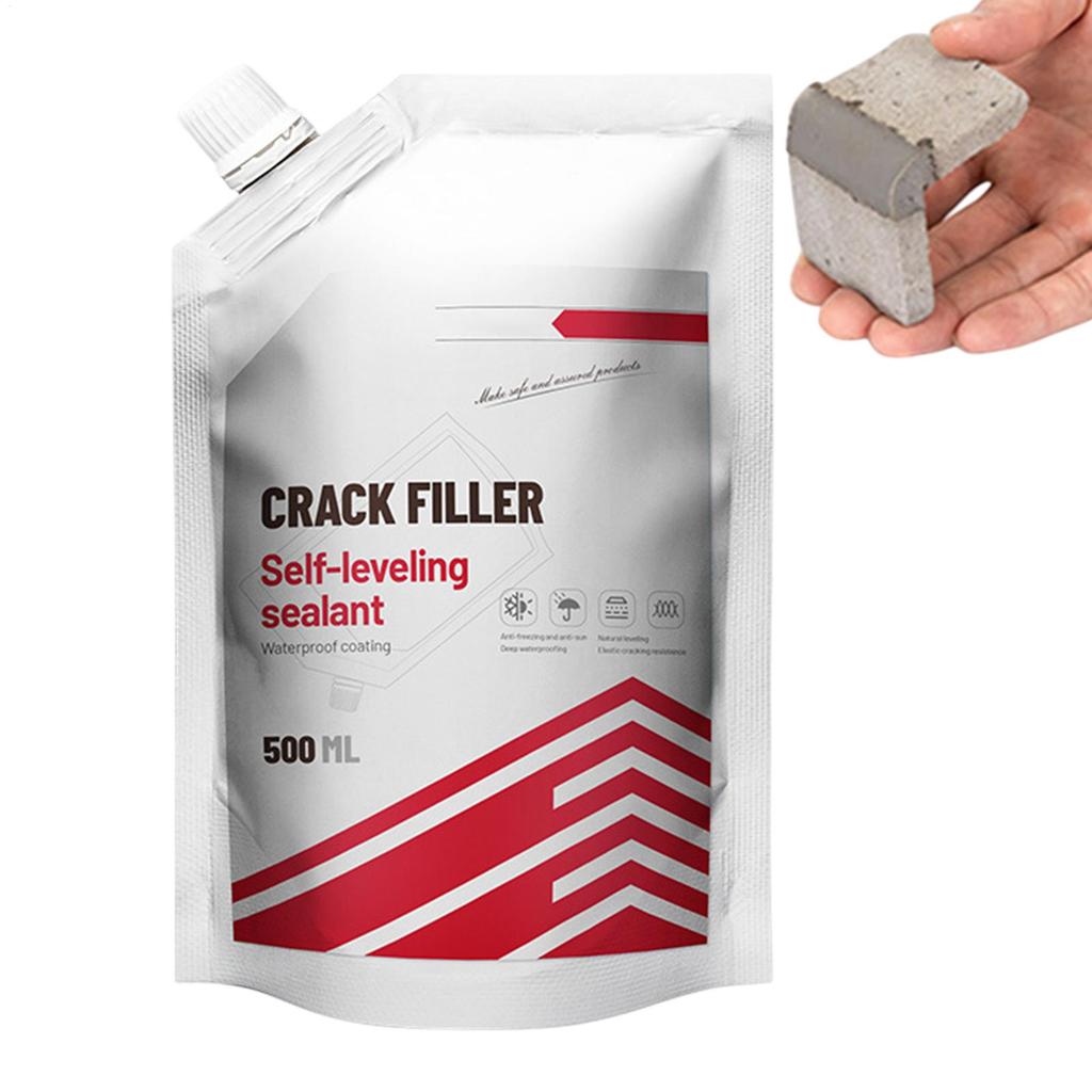 500ml Crack Filling Agent Cement Crack Filler Asphalt Crack Filler Waterproof Seam Filling Adhesive House Crack Filling Glue