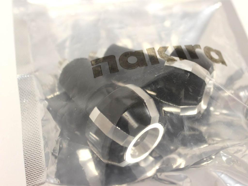 nakira 429 Grip Bar End for Motorcycles (Silver)