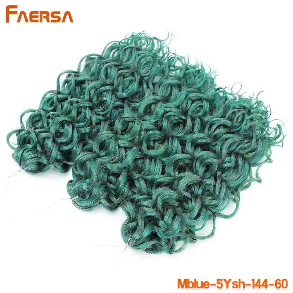 Волосы Ocean Wave Crochet Deep Wave Hawaii Curl Crochet Braids Синтетические косички Наращивание волос Ombre Blonde 18 дюймов Африканские кудри