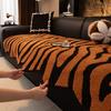Non-Slip Couch Cover Plush Universal Irregularity Sofa Cushion European Style Retro New Prevent Cat Scratching Sofa Covers