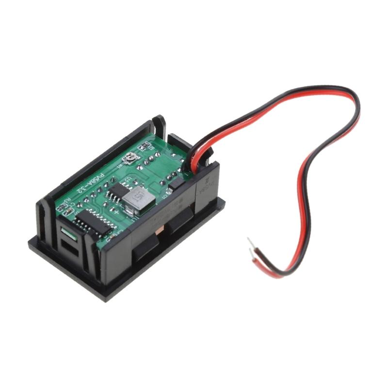 8 В-40 В светодиодный цифровой вольтметр для измерения батареи автомобиля мотокросса измеритель тестер панель авто морской мотоцикл