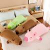 Cute Long Capybara Plush Toys for Girls Sleeping with Legs and Pillow Rings Gifts for Children's Dolls Home Decorations