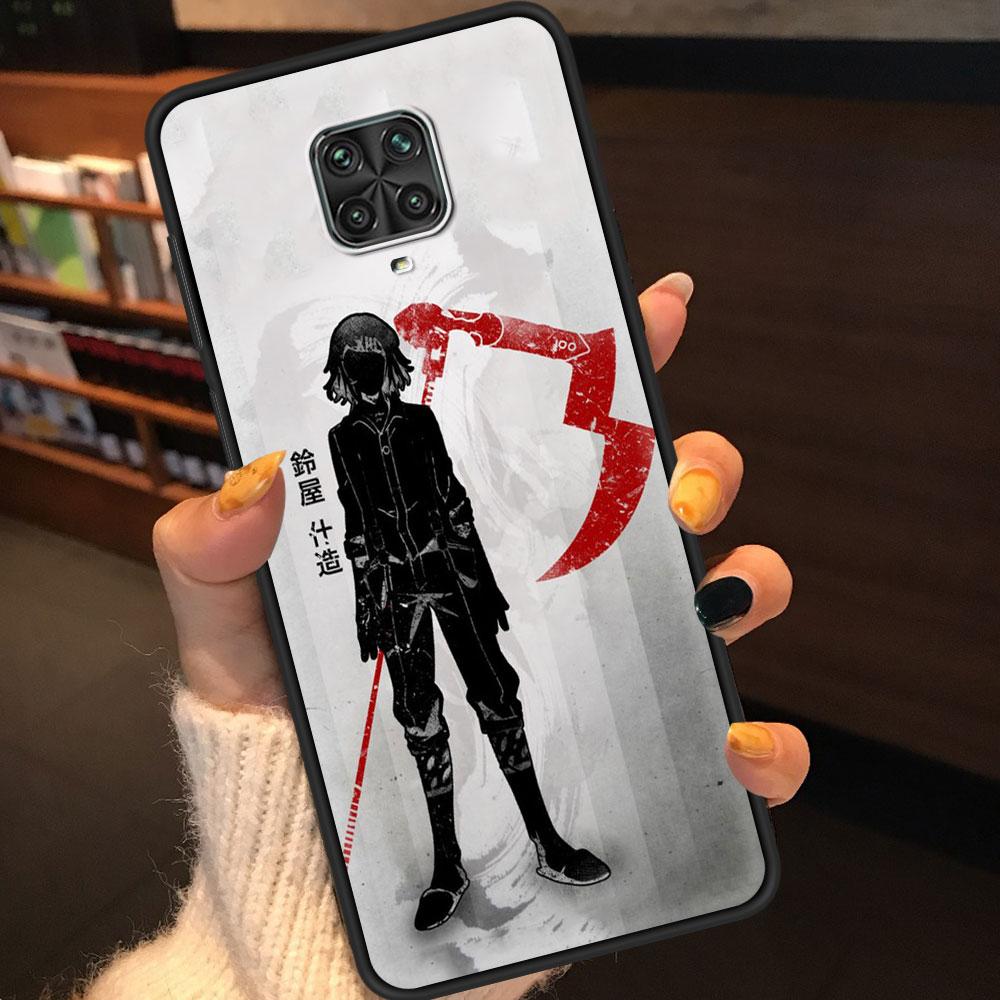 Чехол аниме «Токио вурдалаки» для Xiaomi Redmi Note 9S 9 8 10 Pro 7 8T 9A 9C 8A 7A 6 6A, черный мягкий чехол для телефона 9T K40 Funda Coque Capa