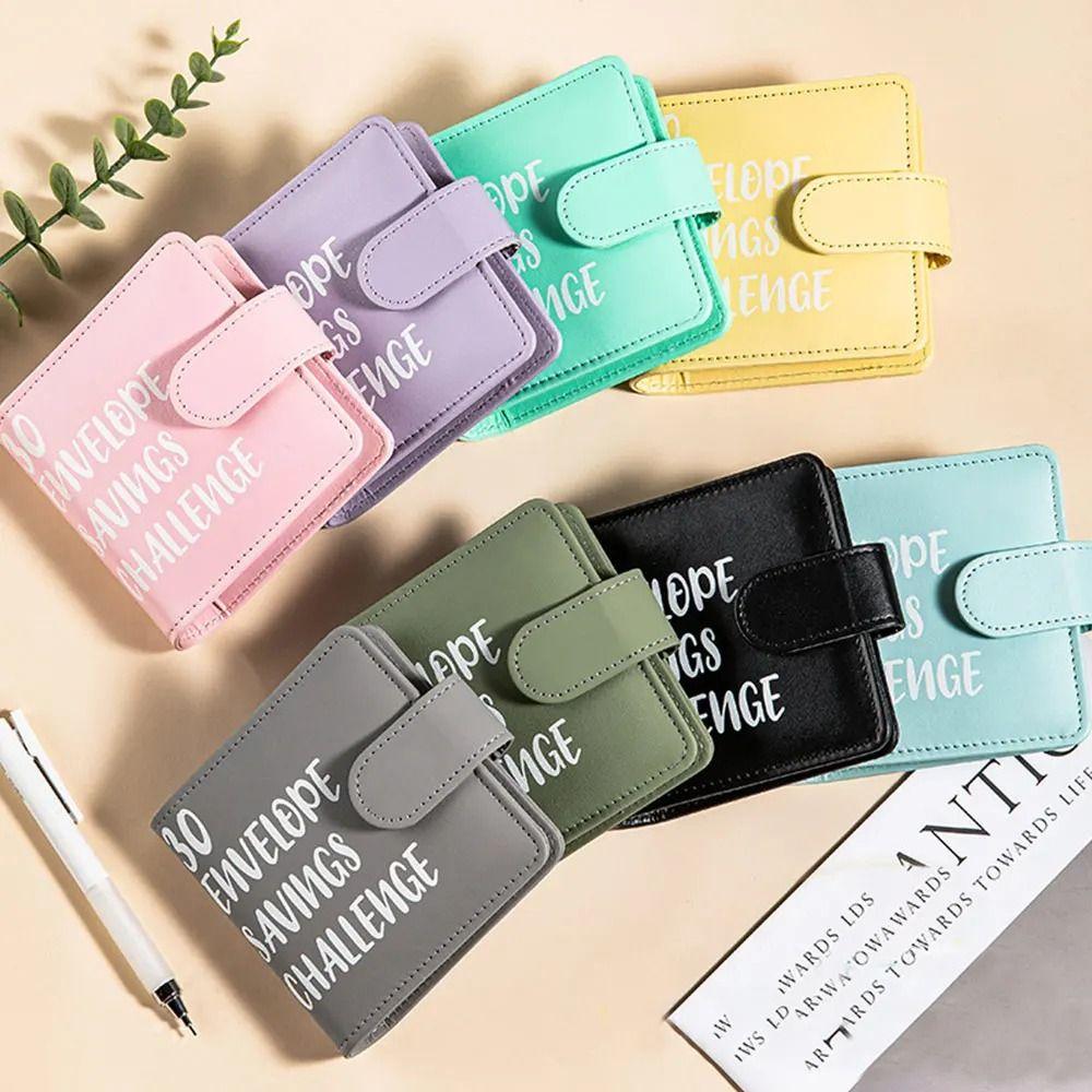 Large Capacity Small Binder with Cash Envelopes Loose-Leaf Cash Envelopes Binder School