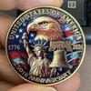 4 см США 250-летие Юбилейная Коллекция Монет Статуя Свободы Американский Орел Монета-Сувенир Подарки