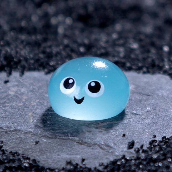 8 шт./компл. фигурка водяного духа, светящаяся мини-украшение водяного эльфа, миниатюрная мультяшная статуэтка в виде капли воды, игрушка-микропейзаж