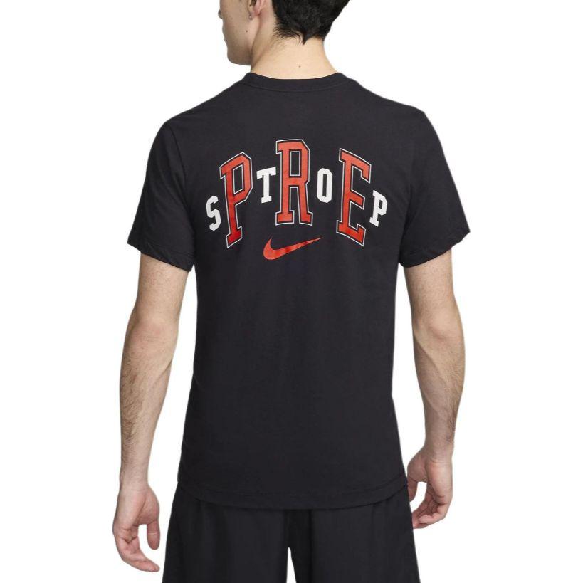 Nike T Shirts Men's Black Crew Neck Moderate Straight Fit FV8393-010