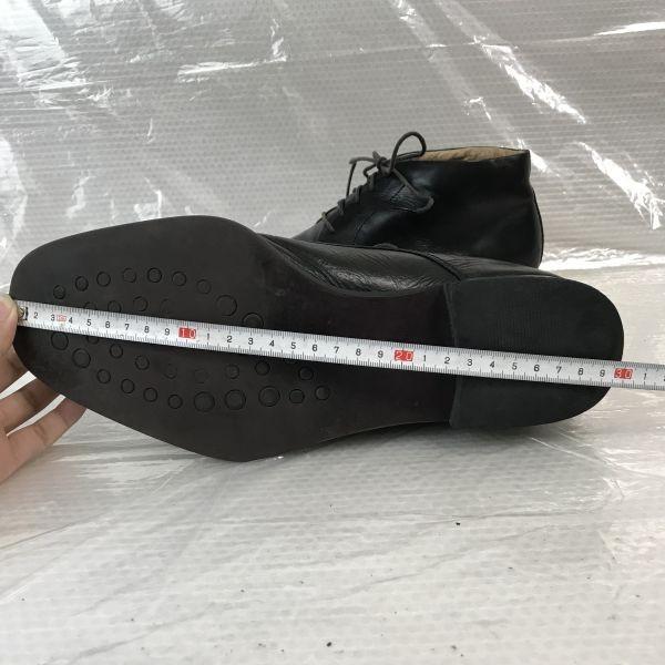Мужские ботинки-чукка MEN’S BIGI из натуральной кожи 25.0M Черные Короткие деловые ботинки(ИСПОЛЬЗОВАЛ)