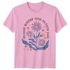 Bloom Where God Plants You Floral Christian Faith TShirt