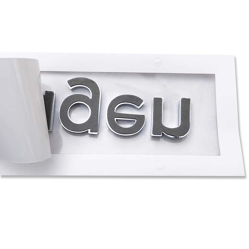 EFG1 3D ABS Car Body Tail Trunk Decoration Letter Emblem Sticker For Volkswagen VW Golf Passat Polo Tiguan Jetta Caddy T-ROC Scirocco