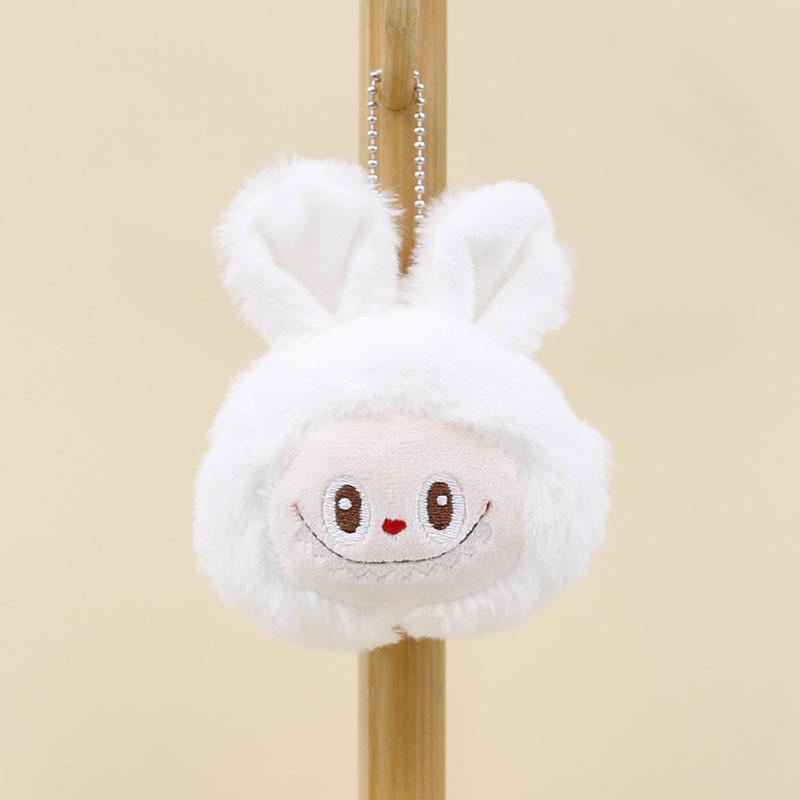 Adorable Bunny Plush Keychain Super Soft Short Plush Stuffed Animal Toy