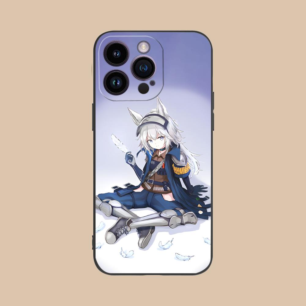 Arknights Grani Матовый ТПУ Чехол для Мобильного Телефона для iPhone 17 16 15 14 13 12 11 X XR XS 8 7 Air Pro Max Plus Mini Цветной Чехол