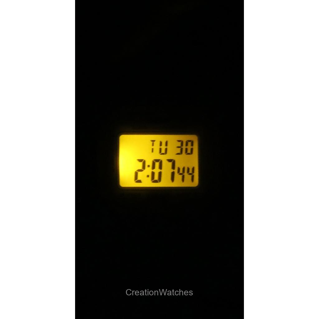 Casio Молодежные цифровые часы с полимерным ремешком, кварцевые W-218HC-8AV, унисекс