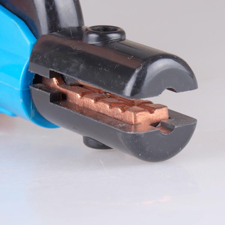 Голландские сварочные клещи с цельножелезным и цельномедным держателем электрода, подходят для 200А-800А