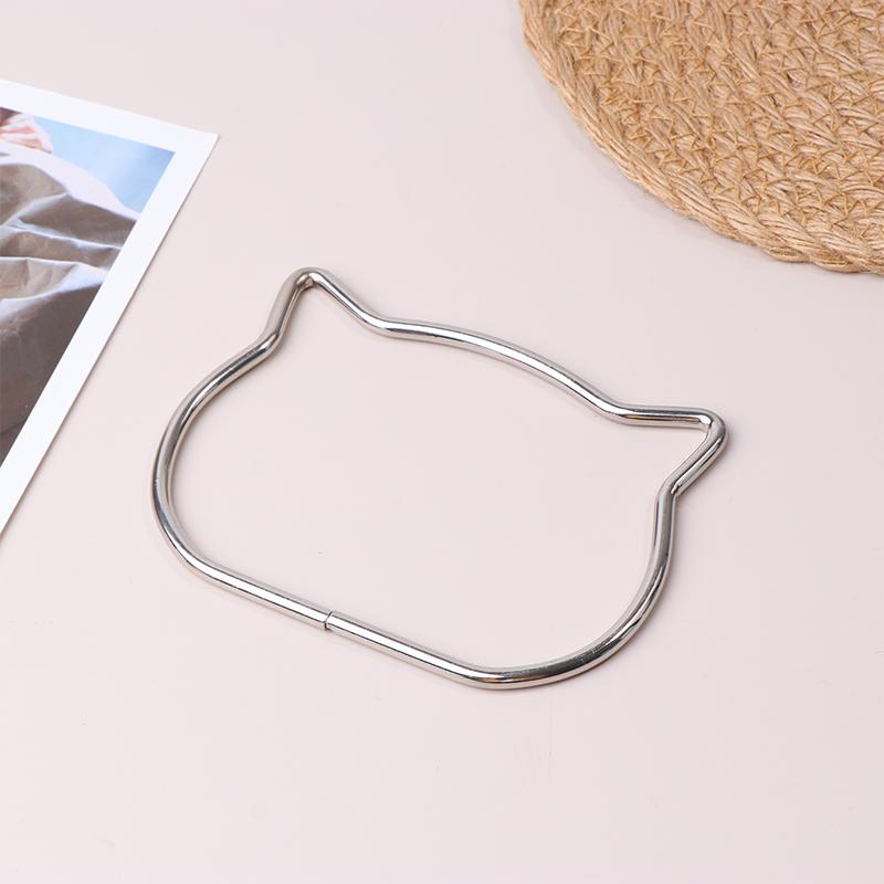 1 шт., аксессуары для фурнитуры с ручкой для сумки, круглая голова медведя, кошачья голова, квадратное кольцо для переноски, портативная замена, сумка для багажа, сделай сам