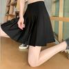 Юбка средней длины с эластичной резинкой на талии для женщин, летняя плиссированная юбка в карманном стиле для высокой талии, утягивающая короткая юбка, модная женская одежда