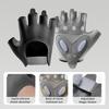 Дышащие перчатки для тренировок для мужчин и женщин, нескользящие перчатки для поднятия тяжестей, тренировок в спортзале, езды на велосипеде, перчатки для фитнеса с полупальцами