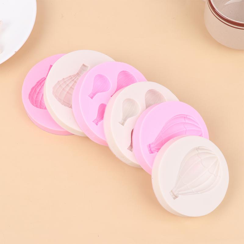 1Pc Hot Air Balloon Silicone Mold DIY Fondant Cake Decoration Tool Chocolate Fudge Mold Sugarcraft Bakeware Kitchen Tool