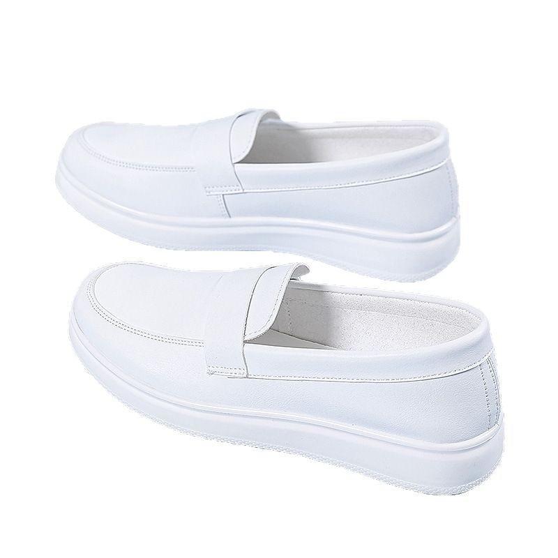 Медицинская специальная рабочая обувь Обувь медсестры Женская дышащая обувь на мягкой подошве с воздушной подушкой Легкие одинарные туфли Обувь на одном педале Сяобай