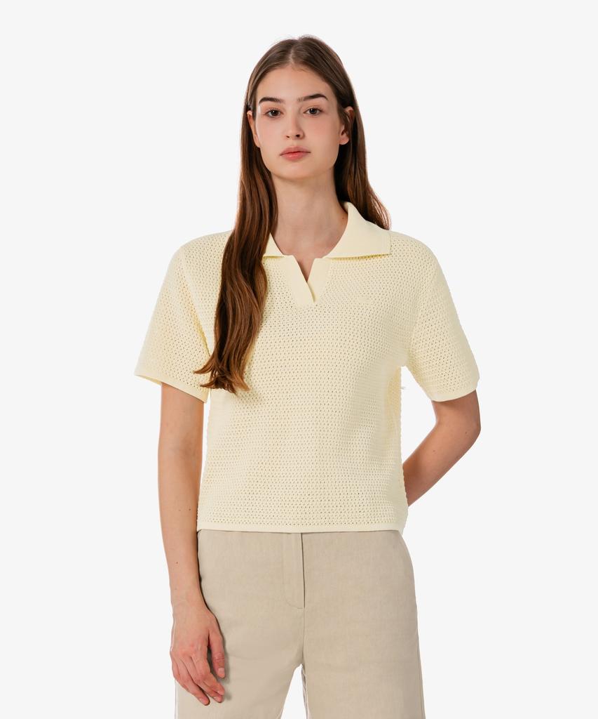 LACOSTE Женский вязаный свитер-поло Pf615E-56G 056