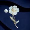 Natural Shell Flower Brooch High-End Elegant Flower Corsage Versatile High-End Clothing Accessories