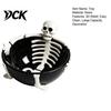 Large Capacity Nut Tray Halloween Skeleton Lounging Tidbit Serveware, 3D Relief Resin Candy Bowl for Event Supplies Snacks Dips, Creative Gothic