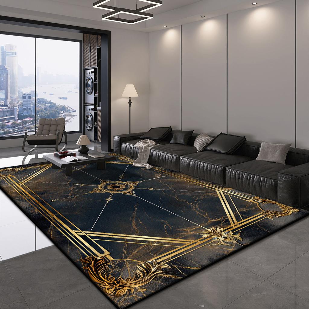 Скандинавский Роскошный Ковер Украшение Гостиной Лаунж Кофейные Столики Нескользящие Большие Ковры 200x300 Складные Коврики Спальня Прикроватные Мягкие Коврики