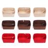 25 30 35 Felt Cloth Insert Bag Organizer Makeup Handbag Organizer Travel Inner Purse Portable Cosmetic Bags